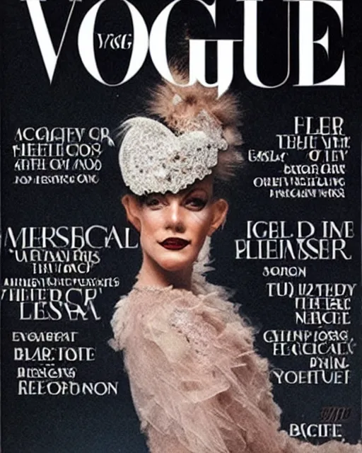 a poltergeist poses for the cover of vogue magazine | Stable Diffusion ...