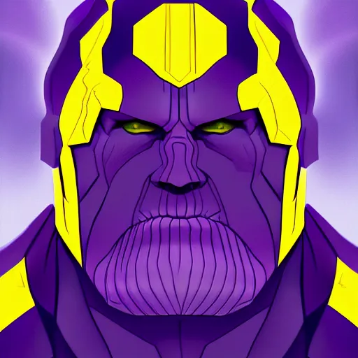 Image similar to Thanos digital art