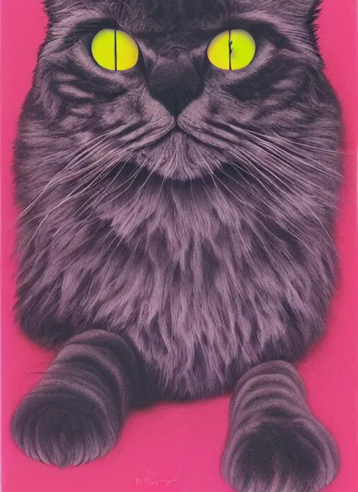 Image similar to futuristic lasers tracing, laser cat, selkirk rex longhair, by steven meisel, kaws, rolf armstrong, mondrian, kandinsky, perfect geometry abstract acrylic, octane hyperrealism photorealistic airbrush collage painting, dark monochrome, fluorescent colors, minimalist rule of thirds, eighties eros