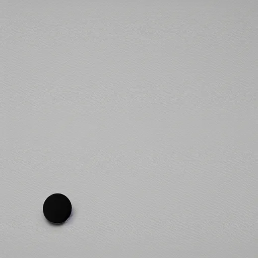 Image similar to single black dot on white background