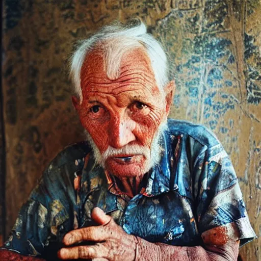 Image similar to photo of an afrikaans oom by steve mccurry