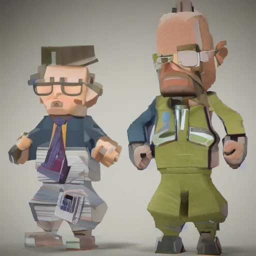 Image similar to walter white in roblox