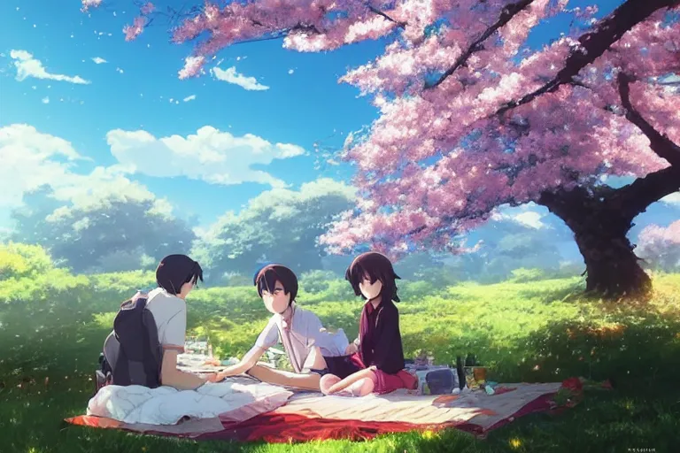 Anime with Sakura: Best Hanami Scenes! - YumeTwins: The Monthly