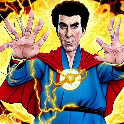 Prompt: Cosmo Kramer as Dr. Strange