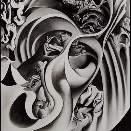 Image similar to artwork of stanisław szukalski