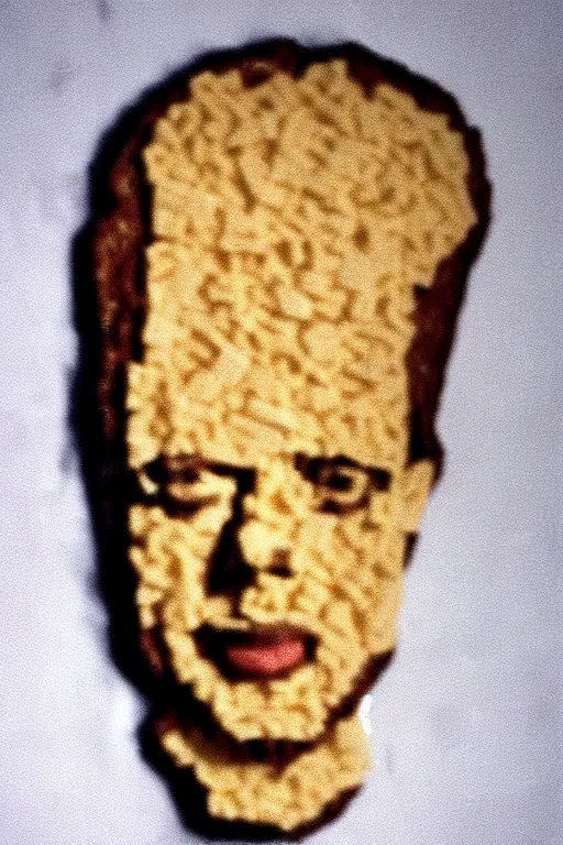 Image similar to film still of steve buscemi made out of bread in pulp fiction, 4 k