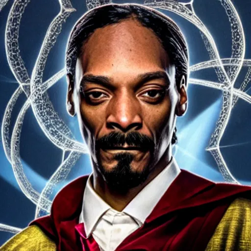 Image similar to snoop dogg as doctor strange, marvel cinematic universe, mcu, 8 k, unedited, in - frame,