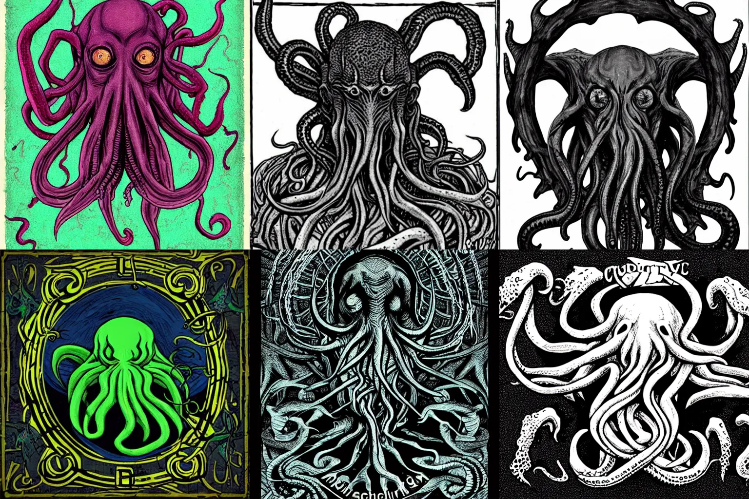 Cthulhu in the style of H. P. Lovecraft, | Stable Diffusion | OpenArt