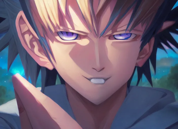 Prompt: highly detailed portrait of yugi moto, in zatch bell, stephen bliss, 8 k, unreal engine, fantasy art by greg rutkowski, loish, rhads, ferdinand knab, makoto shinkai and lois van baarle, ilya kuvshinov, rossdraws, tom bagshaw, global illumination, radiant light, detailed and intricate environment