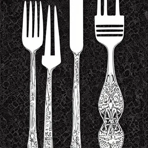 Prompt: anti-fork poster in intricate detail, hyper realistic, epic