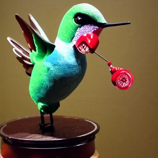 Image similar to animatronic!!!! hummingbird