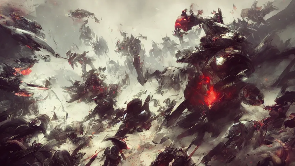 Image similar to the final battle by ruan jia,