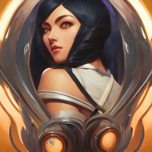 Image similar to perfectly - centered - portrait of irelia from league of legends, intricate, highly detailed, digital painting, artstation, concept art, smooth, sharp focus, illustration, unreal engine 5, 8 k, art by artgerm and greg rutkowski and alphonse mucha