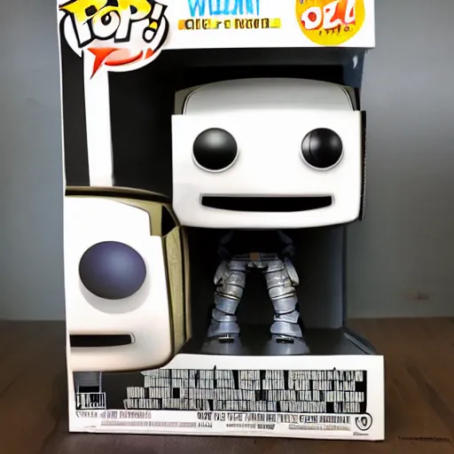 Image similar to Wall-E Funko Pop with package