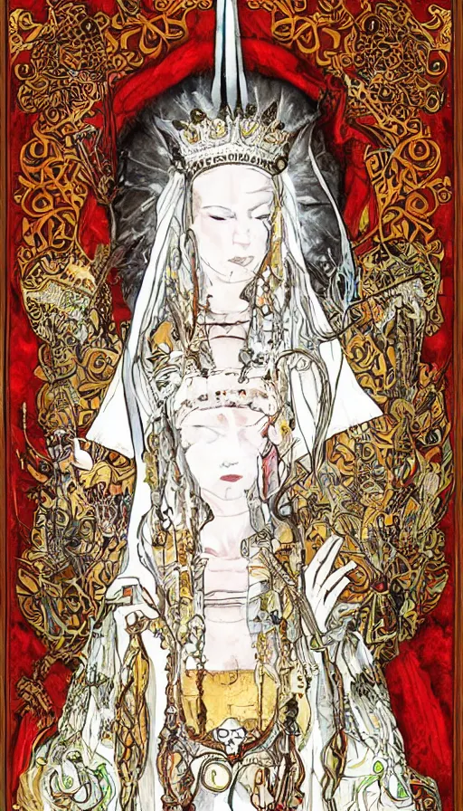 Image similar to the high priestess