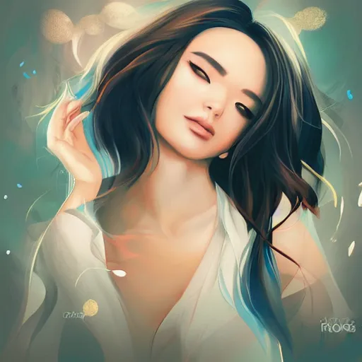 Image similar to the joy of life, by ross tran, a simple vector based illustration, artgerm