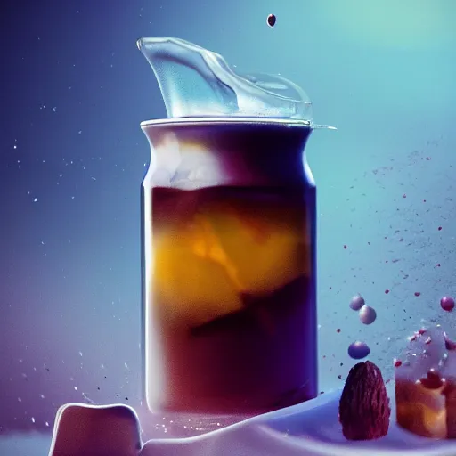 Image similar to sweet little dreams drink the wild in the bean, octane render, detailed, amazing, wow, great, sweet