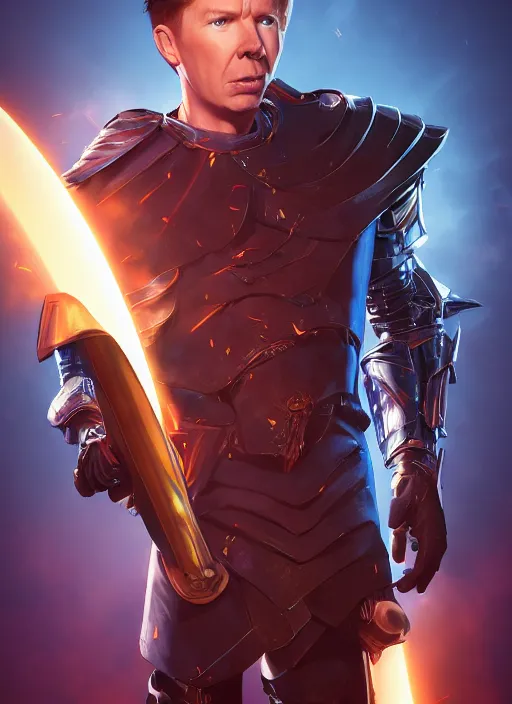 Image similar to A fantasy comic book style portrait painting of rick astley as a paladin, unreal 5, DAZ, hyperrealistic, octane render, RPG portrait, dynamic lighting