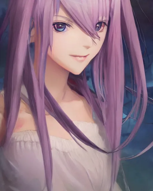 Image similar to female anime portrait, trending anime artwork, by anato finstark, tony sart, marc simonetti and makoto shinkai