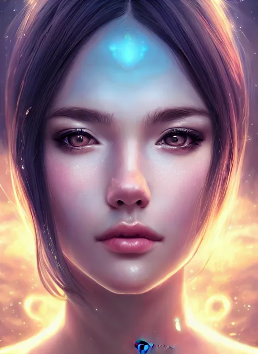 Image similar to dreamlike luxury stunning aquarius ( astrology ) portrait, art by artgerm, wlop, loish, ilya kuvshinov, 8 k realistic, hyperdetailed, beautiful lighting, detailed background, depth of field, frostbite 3 engine, cryengine