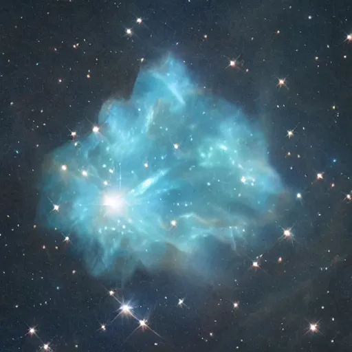 Image similar to diamond shaped nebula