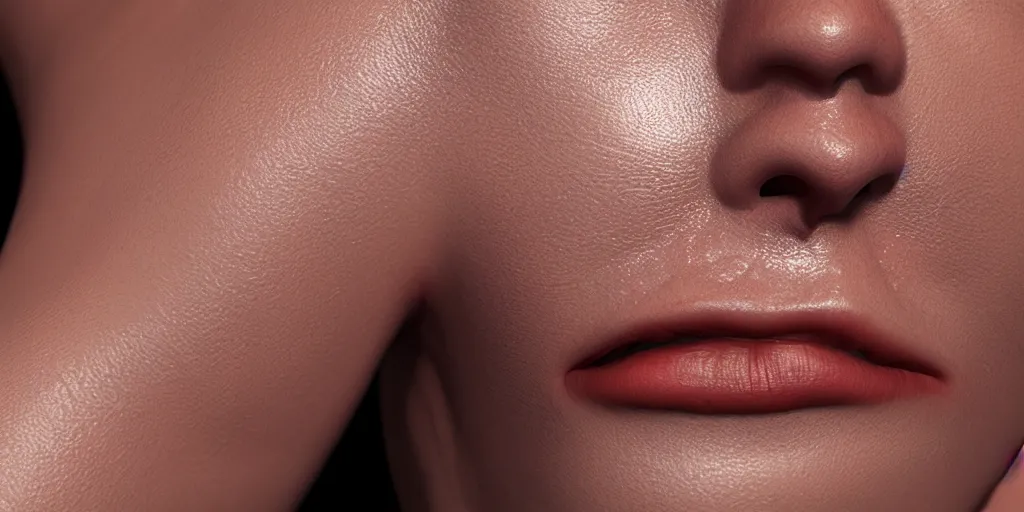 Image similar to human skin texture, texture map, 3D, octane render, unreal engine, HD, phot, realistic, photo realistic, hyper realistic, hyper realism