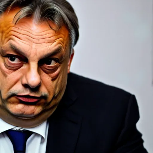 Prompt: Viktor Orban Starving