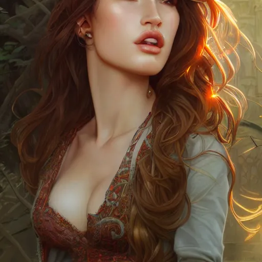 Image similar to ultra realistic illustration, bella thorne and megan fox anime, intricate, elegant, highly detailed, digital painting, artstation, concept art, smooth, sharp focus, illustration, art by artgerm and greg rutkowski and alphonse mucha and wlop