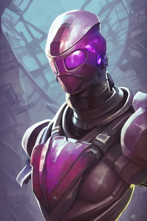 Image similar to epic mask helmet robot ninja portrait stylized as fornite style game design fanart by concept artist gervasio canda, behance hd by jesper ejsing, by rhads, makoto shinkai and lois van baarle, ilya kuvshinov, rossdraws global illumination radiating a glowing aura global illumination ray tracing hdr render in unreal engine 5