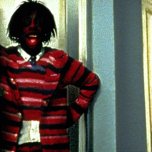 Image similar to Beetlejuice , film still from the movie The Shining