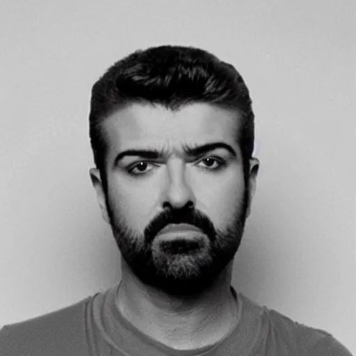 Image similar to george michael mugshot