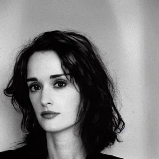 Prompt: winona ryder aged 20