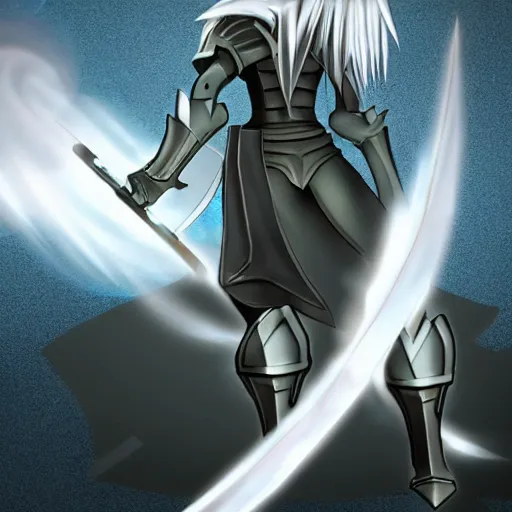 Prompt: Sephiroth Bot 9000