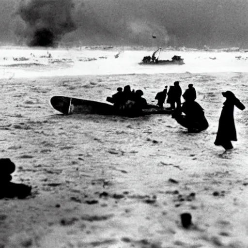 Image similar to the d - day, by robert capa,