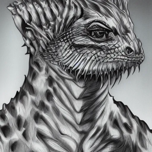 Prompt: lizardman with silver scales, headshot profile picture, cute ears, large eyes, male, commission on furaffinity, sketch drawing by a furry artist