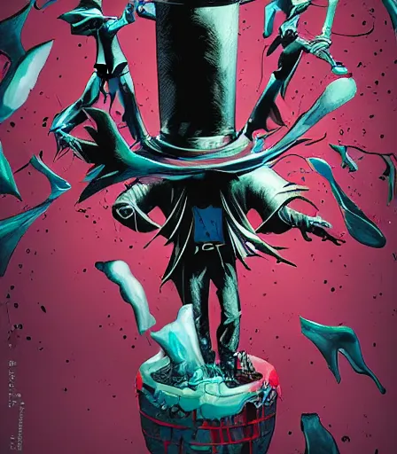 Tim Burtons style batman by Alex Pardee and Nekro and | Stable Diffusion |  OpenArt