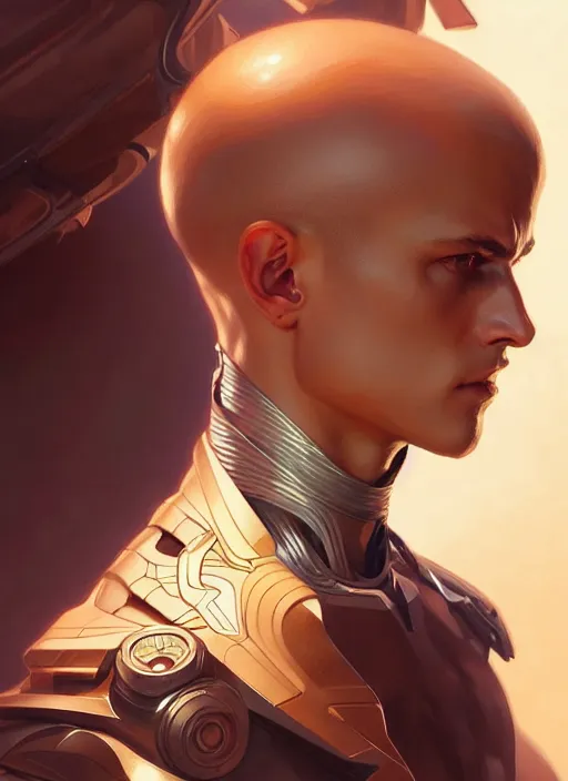 Prompt: ultra realistic illustration, handsome genos. intricate, elegant, highly detailed, digital painting, artstation, concept art, smooth, sharp focus, illustration, art by artgerm and greg rutkowski and alphonse mucha and wlop