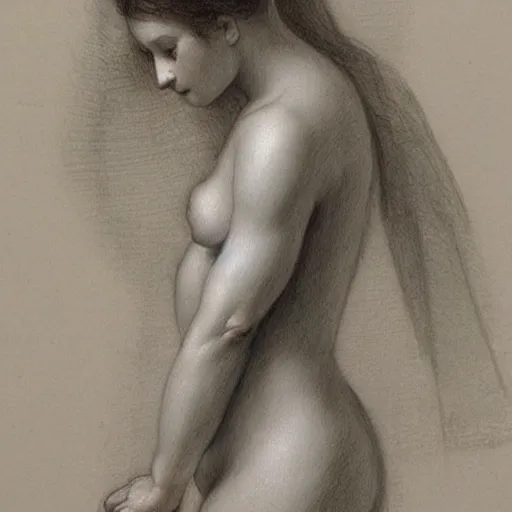 Image similar to of a beautiful girl sketched in pencil by michelangelo lots of little sketches a study of the female form ultra detail maximillist