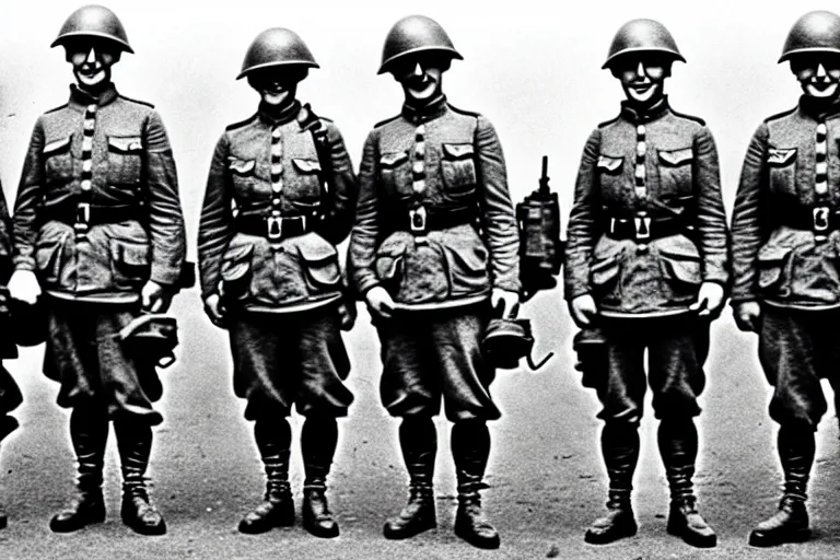 Image similar to minions as german soldiers in ww 2