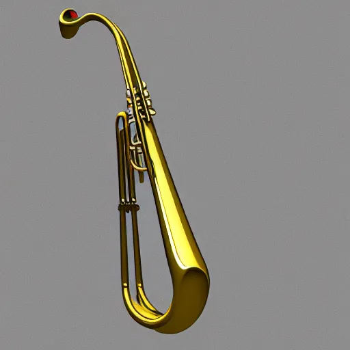 Prompt: 3D Model Trombone High Quality