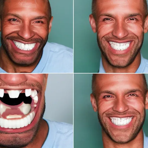 Image similar to man smiling with missing teeth