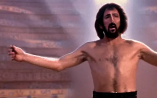 Image similar to a still of adam sandler as jesus christ in jesus christ superstar (1973)