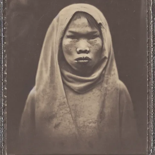 Image similar to Aswang, ambrotype