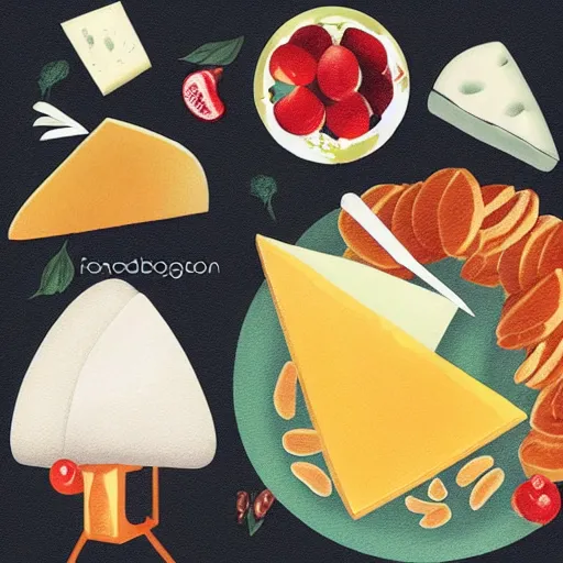 Image similar to cheese, food illustration in instagram # foodillustration