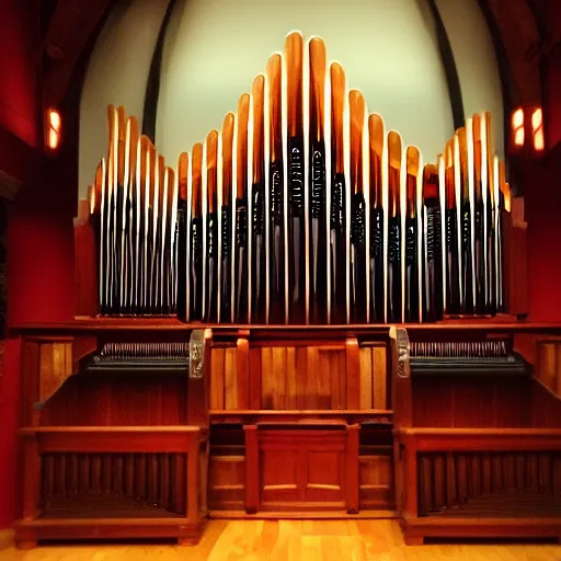 Prompt: valheim pipe organ