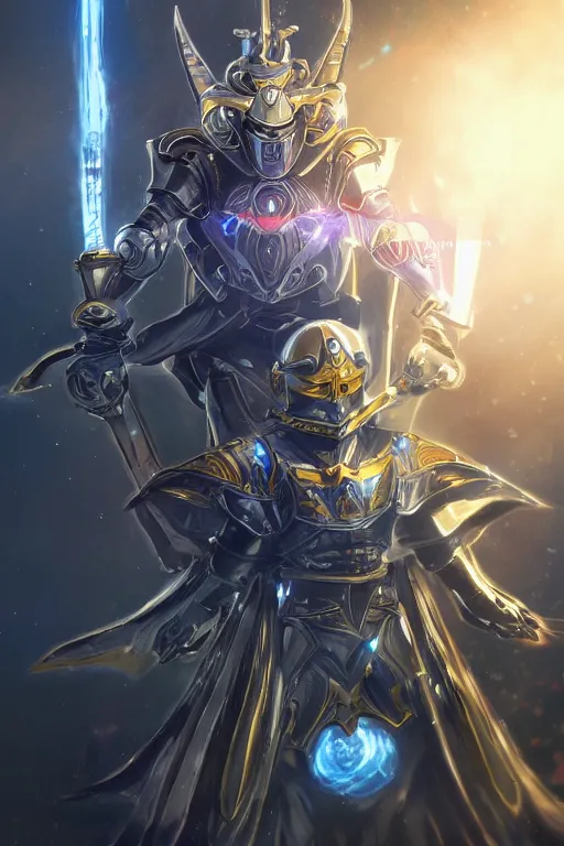 Image similar to helmet armor guardian destiny in witch queen illumination ray tracing hdr fanart arstation by sung choi robot ninja mask and eric pfeiffer and gabriel garza and casper konefal