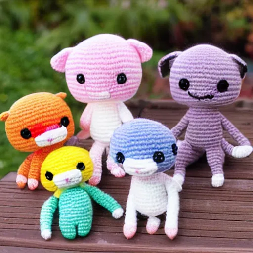 Image similar to cute animal Amigurumi