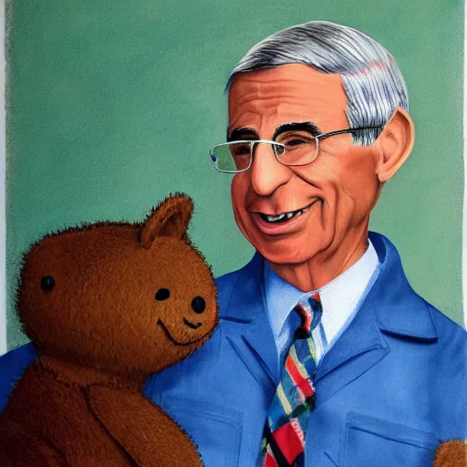 Prompt: fred rodgers punching dr. fauci, photorealistic, high detail,