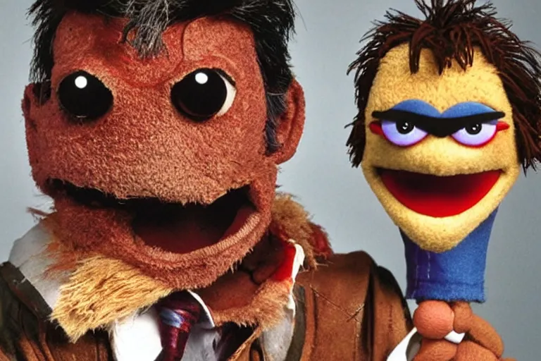 Image similar to Bruce Campbell as Ash in Evil Dead muppets