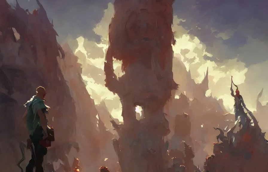 Image similar to greg manchess concept art of the fantastic spork dimension, key visual, ambient lighting, highly detailed, digital painting, artstation, concept art, sharp focus, by makoto shinkai and akihiko yoshida and hidari and wlop and greg rutkowski